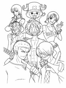 One Piece coloring page