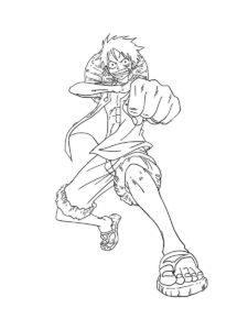 One Piece coloring page