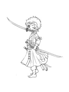 One Piece coloring page