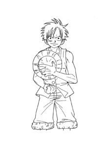 One Piece coloring page