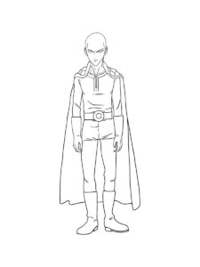 One-Punch Man coloring page