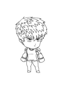 One-Punch Man coloring page