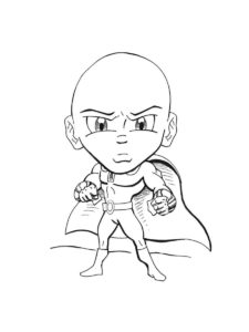 One-Punch Man coloring page