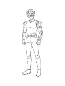 One-Punch Man coloring page