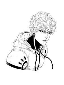 One-Punch Man coloring page