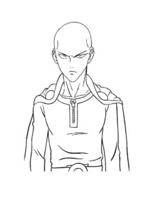 One-Punch Man coloring page