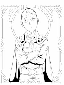 One-Punch Man coloring page