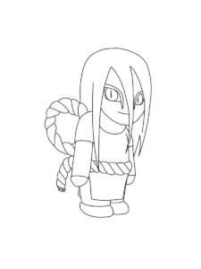 Orochimaru coloring page