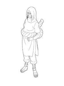 Orochimaru coloring page