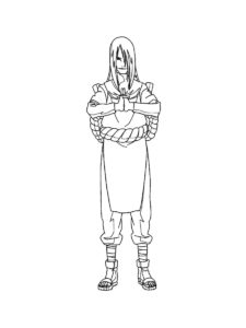 Orochimaru coloring page