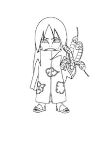 Orochimaru coloring page