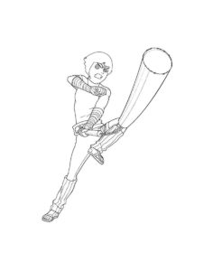 Rock Lee coloring page