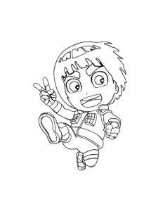 Rock Lee coloring page