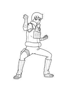 Rock Lee coloring page