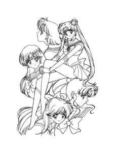 Sailor Moon coloring page