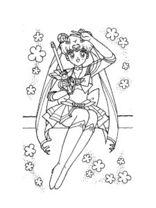 Sailor Moon coloring page