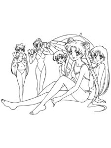 Sailor Moon coloring page