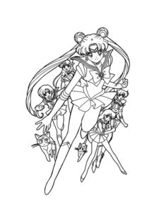 Sailor Moon coloring page