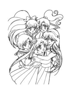 Sailor Moon coloring page