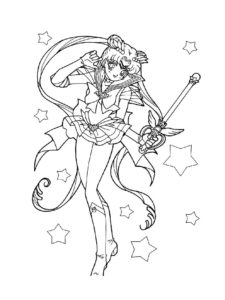 Sailor Moon coloring page