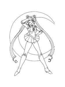 Sailor Moon coloring page