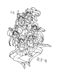 Sailor Moon coloring page