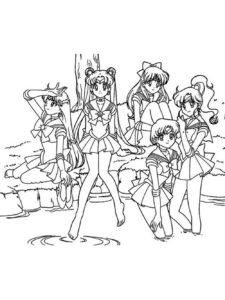 Sailor Moon coloring page