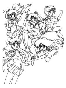 Sailor Moon coloring page