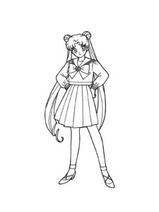 Sailor Moon coloring page