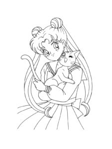 Sailor Moon coloring page