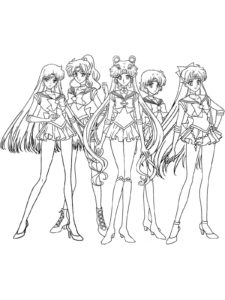 Sailor Moon coloring page