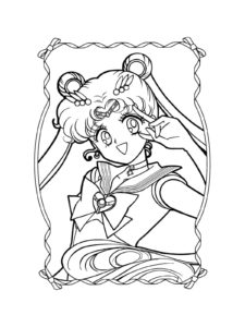 Sailor Moon coloring page