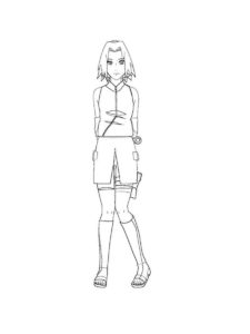 Sakura Haruno coloring page