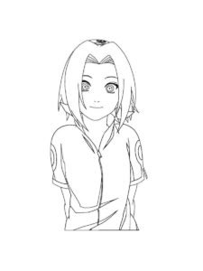 Sakura Haruno coloring page