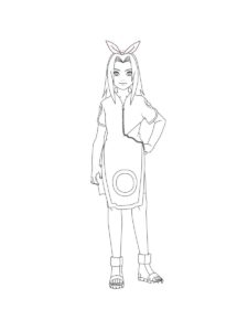 Sakura Haruno coloring page