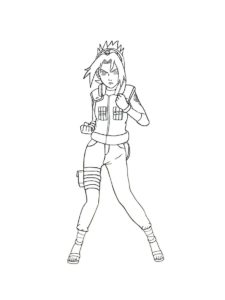 Sakura Haruno coloring page