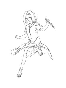 Sakura Haruno coloring page