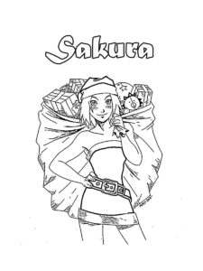 Sakura Haruno coloring page