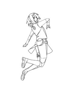 Sakura Haruno coloring page