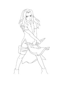 Sakura Haruno coloring page