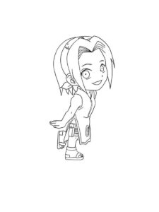 Sakura Haruno coloring page