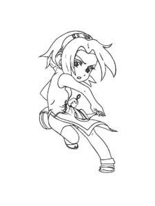 Sakura Haruno coloring page