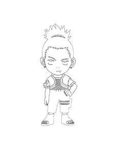 Shikamaru coloring page