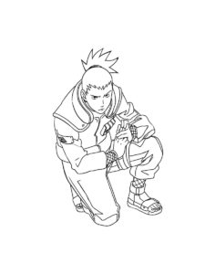 Shikamaru coloring page