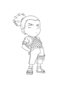 Shikamaru coloring page