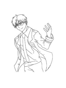 Shoto Todoroki coloring page