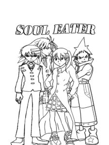 Soul Eater coloring page