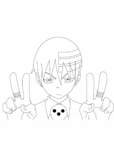 Soul Eater coloring page