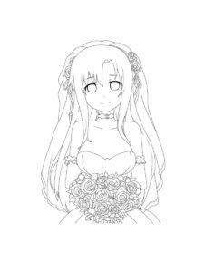 Sword Art Online coloring page