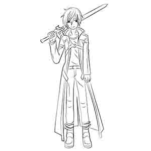 Sword Art Online coloring pages